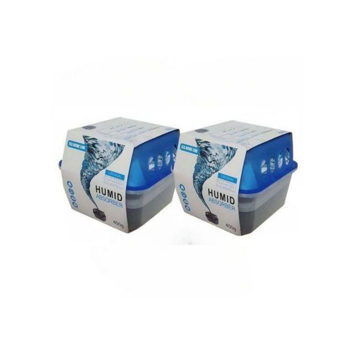 Elg HOME LINE Lot de 2 Absorbeurs d'humidité aux Granulés anti-humidité de 400g