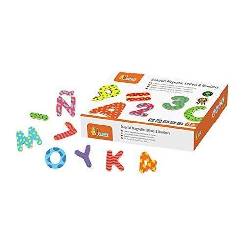 The Original Toy Company Magnetic Wooden Numbers and Letters