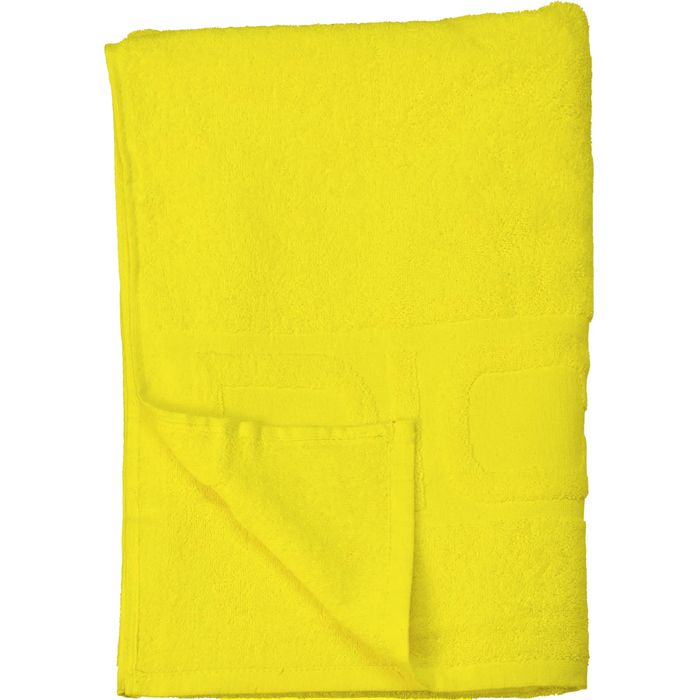 Serviette - Dice - 70x140cm - Jaune - Coton 100% - Lavable