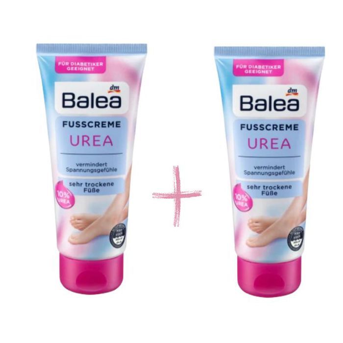 Crème pour les pieds - BALEA - Fusscreme 100 ml - 10% d'urée - Hydratation intense - Convient aux diabétiques