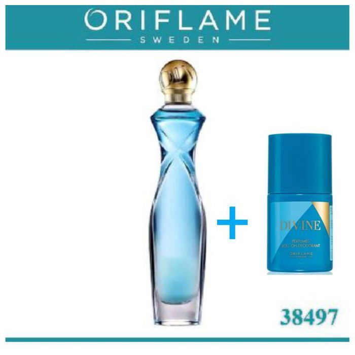 Pack Divine - MARQUE - 50 ml - Parfum Extrait - Déodorant 50 ml - Floral Boisé