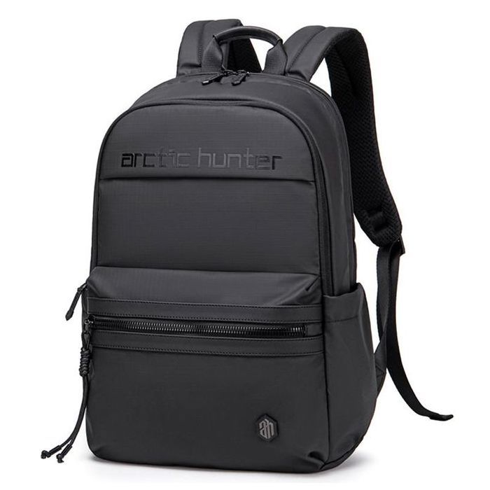 Sac à dos - ARCTIC HUNTER - B00536 - Résistant à l'eau - 2 compartiments - Noir