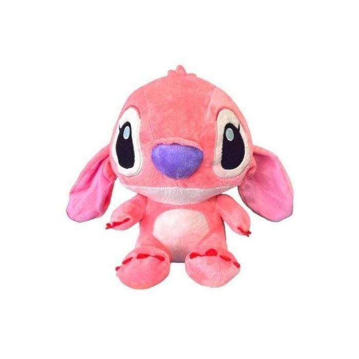 Stitch peluche Rose de Disney, Stitch doux idéal pour cadeau- 25cm