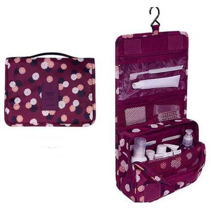 Trousse de Toilette Pour Rangement en Motif Red flower