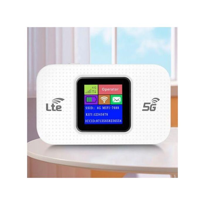 Routeur WiFi mobile H807 Pro 4G/5G Cat6 , 3650MAH ,  WiFi dans la voiture