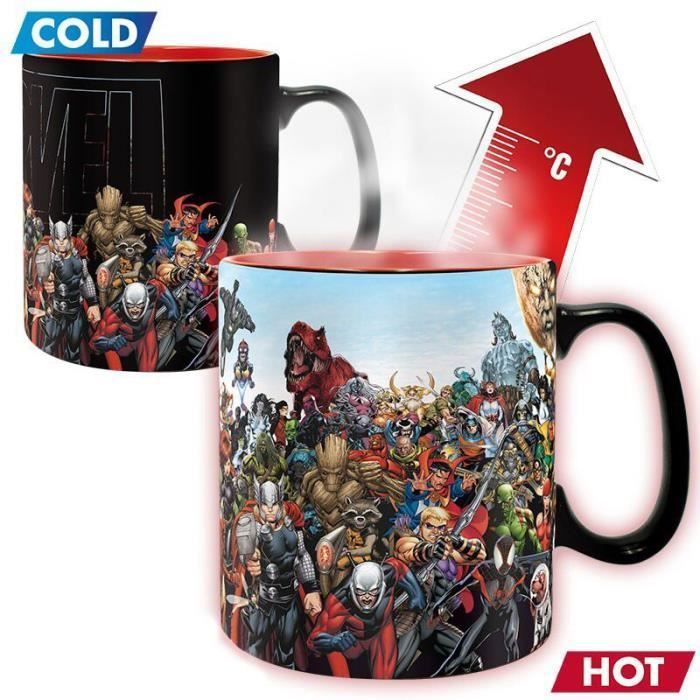 Mug Thermoréactif - MARVEL - Heroes - Multicolore - Céramique - Taille unique