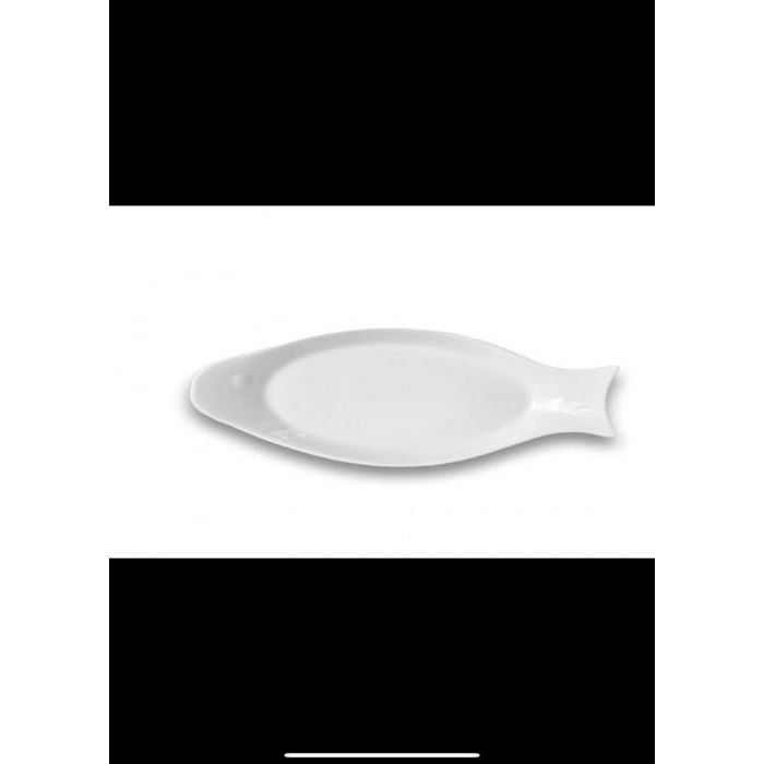 Plat à four - AYA HOME - Poisson - Porcelaine - 41x22,5 cm - Compatible lave-vaisselle