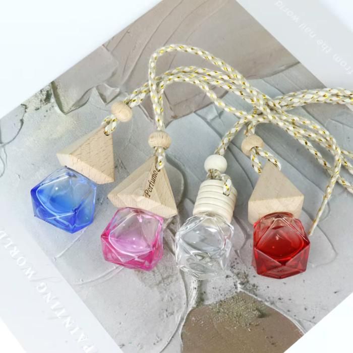 Diffuseur de parfum de voiture en forme de diamant,intérieur automatique (Couleur aléatoire)