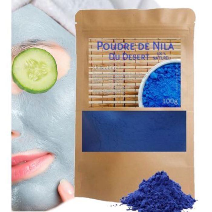 POUDRE DE NILA SAHRAOUIA BLEUE INDIGO 100% NATUREL 100g