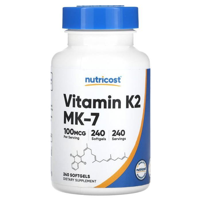 Vitamine K2, 100 µg, 240 capsules