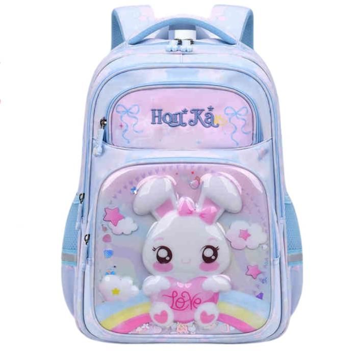 Sac à dos enfant - Mignon - Bleu - 42x30x22 cm - Compartiments spacieux - Bretelles réglables