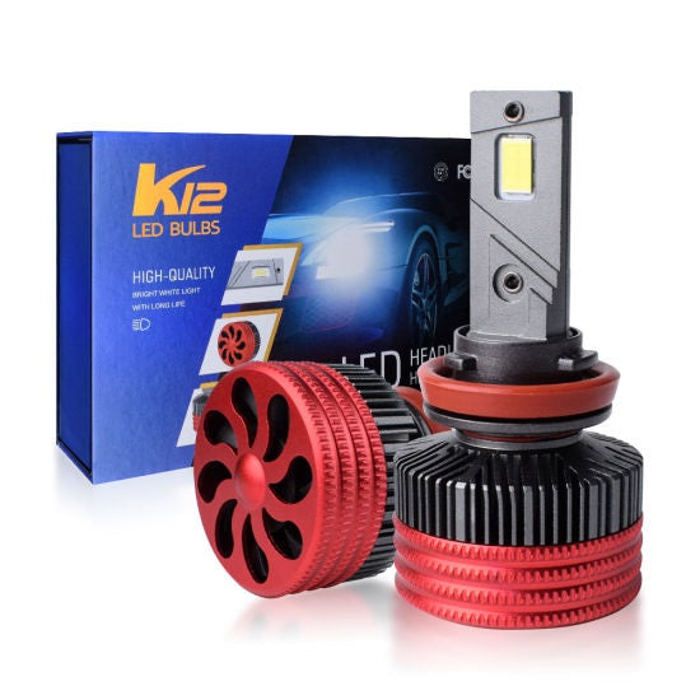 Phares de voiture LED K12,