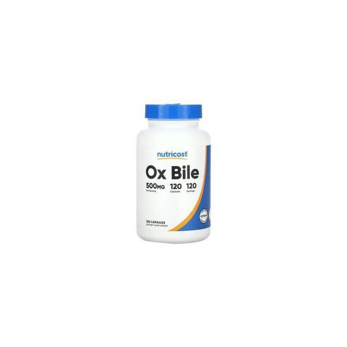 Nutricost Bile de bœuf, 500 mg, 120 capsules