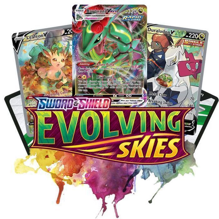 Cartes sword & shield - evolving skies 50 cartes