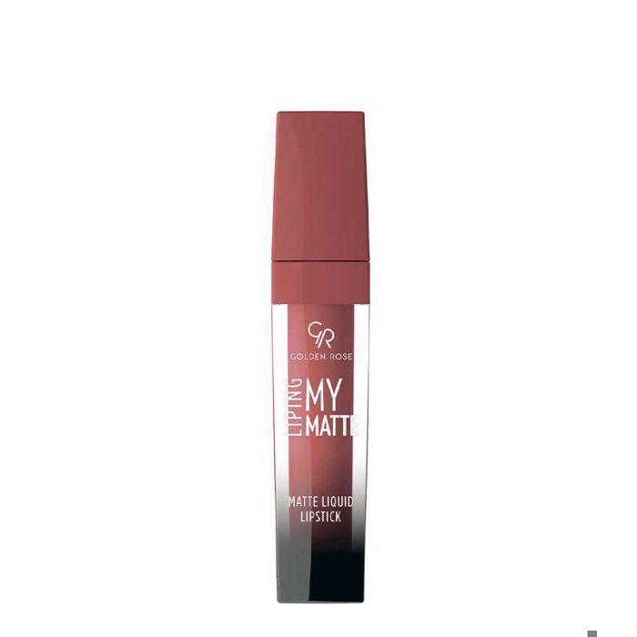 Gloss - GOLDEN ROSE - My Matte N°24 - Fini mat velouté - Couleur intense - Longue tenue