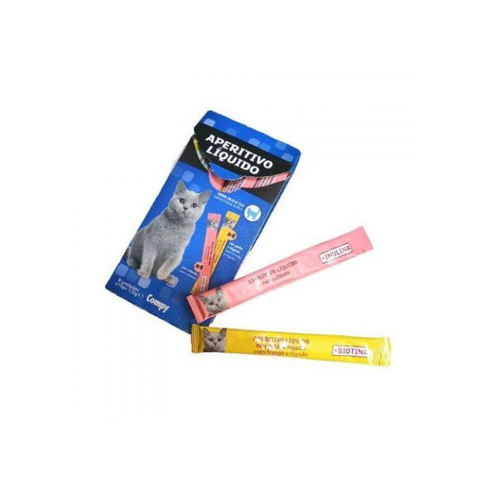 Snack liquide pour chats 8 x 15 grs