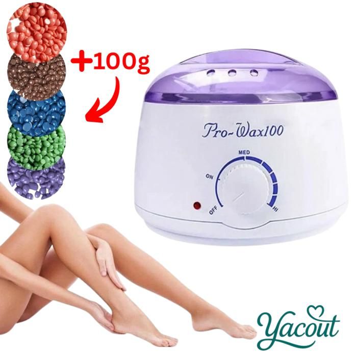 Chauffe-cire - Pro-Wax100 - 100 g perles - Cuve amovible - Multicouleurs