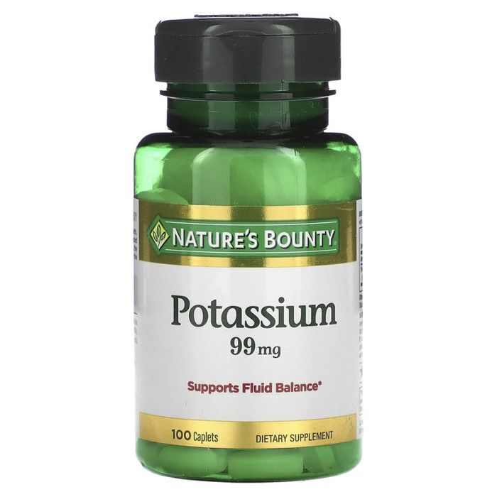 Nature'S Bounty Potassium, 99 mg, 100 comprimés - Made in Usa