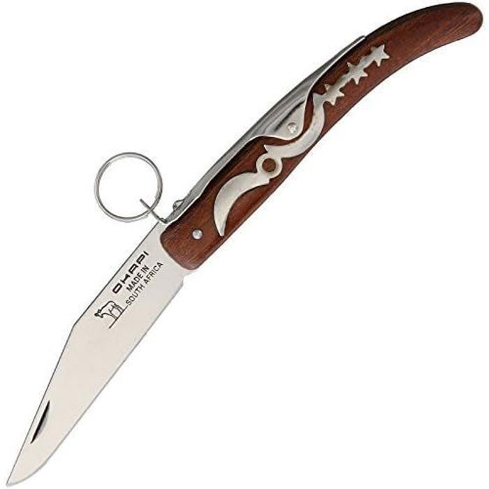 Okapi Couteau lame de verrouillage Afrique du Sud lune & étoiles 24 cm