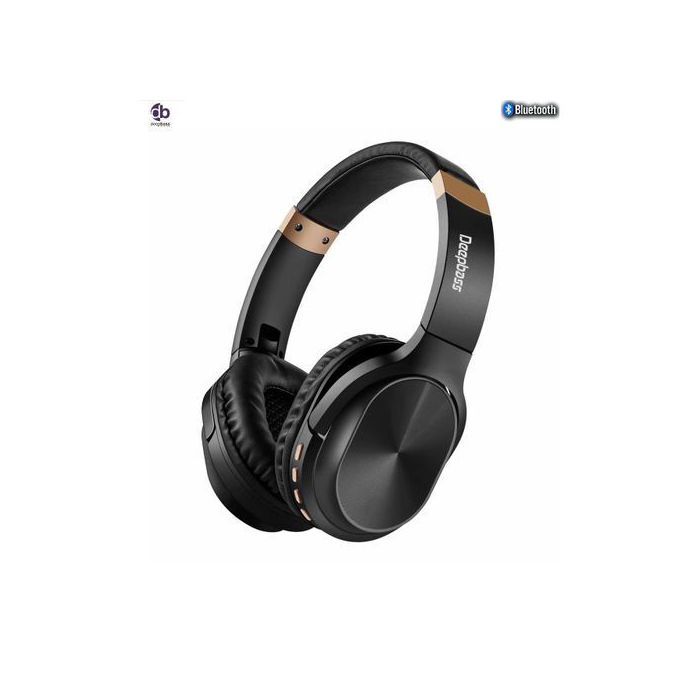 Casque Bluetooth - DeepBass - R2 - Autonomie 23h - Son stéréo - Cuir écologique
