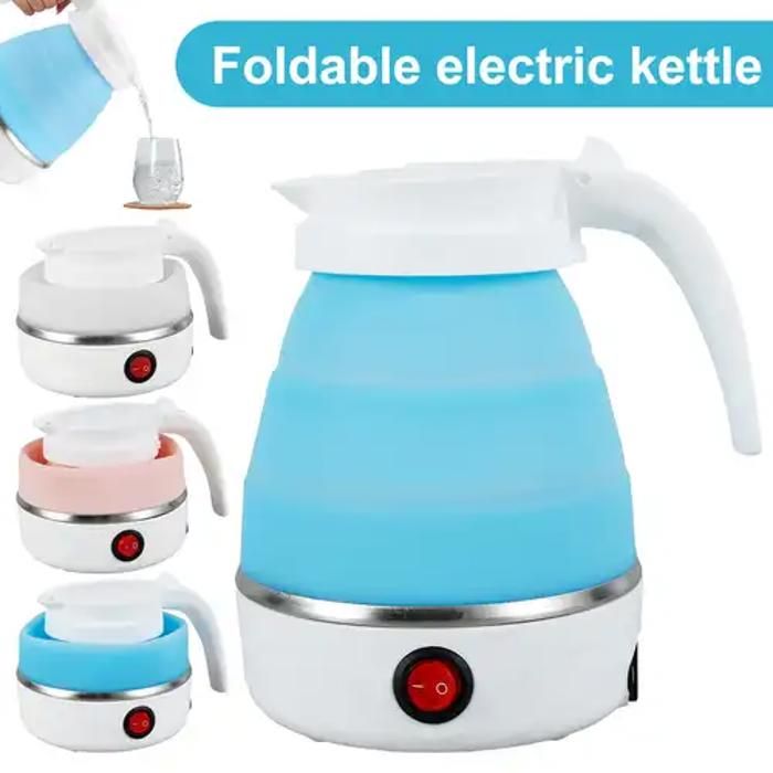 Bouilloire électrique pliable de voyage-Mini bouilloire électrique portable 0,6L