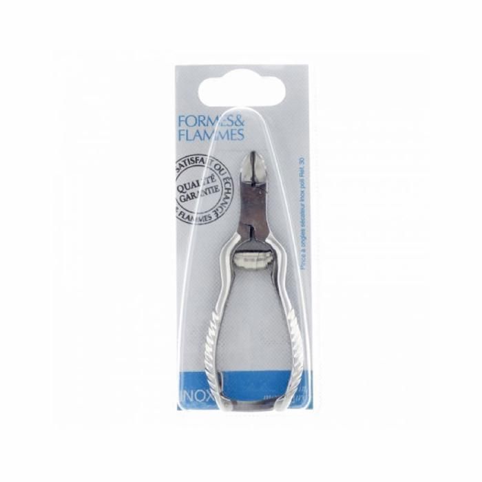 Pince à Ongles - Formes et Flammes - 12 cm - Acier Inoxydable - Coupe Précise - Pédicure