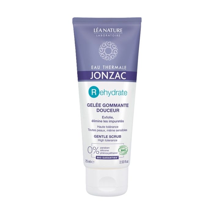 Gommage douceur - Jonzac - Gelée Gommante Douceur Bio - Hypoallergénique - 75ml - Tous types de peaux