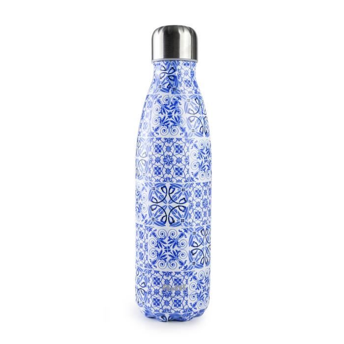 Bouteille Isotherme - IBILI - Aveiro - 350 ML - Acier Inoxydable - Double Paroi