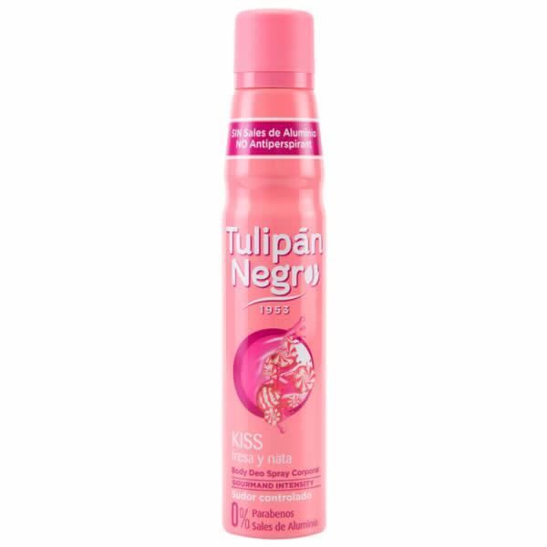 Déodorant - TULIPAN NEGRO - FRESA ET NATA - 200ml - Sans alcool - Pour homme