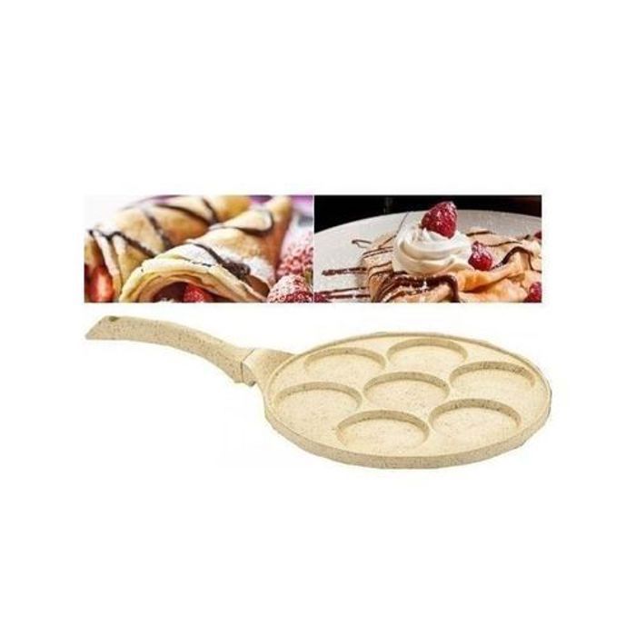 Crêpière - Best Mark - 26cm - Céramique antiadhésif - Compatible tous feux - Ergonomique