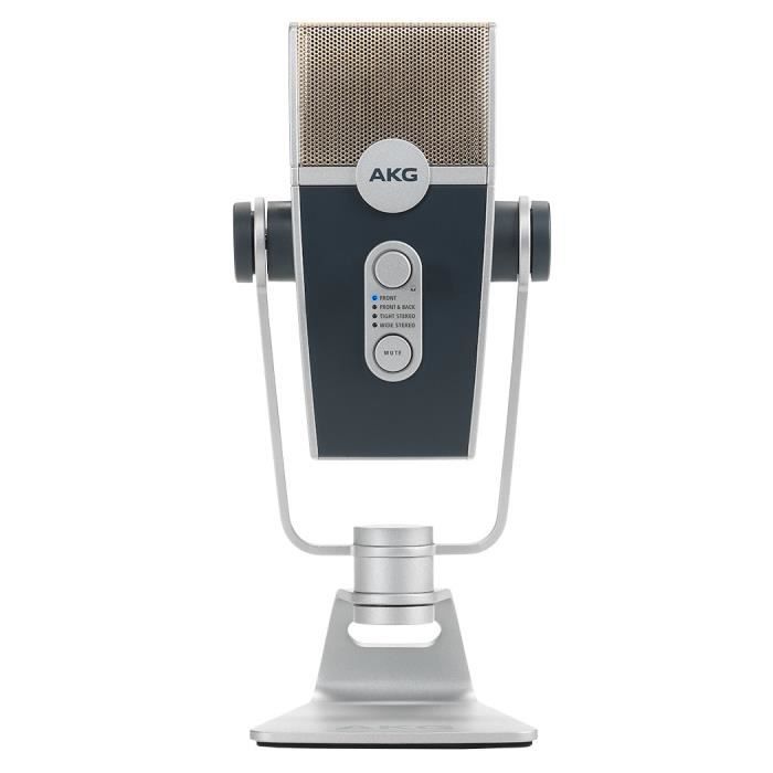 AKG Lyra - Microphone à directivité multiple et prise casque (USB) ( Catégorie : Micro )