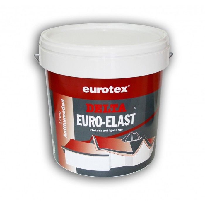 Peinture Anti-Humidité Imperméabilisant - EUROTEX - DELTA EURO ELAST - 5KG - Blanc - Extérieur - Mat