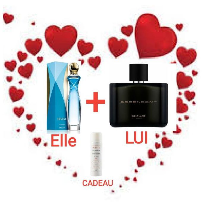 Cadeau Saint Valentin : DIVINE 50 ML + ASCENDANT 75 ML+ CADEAU