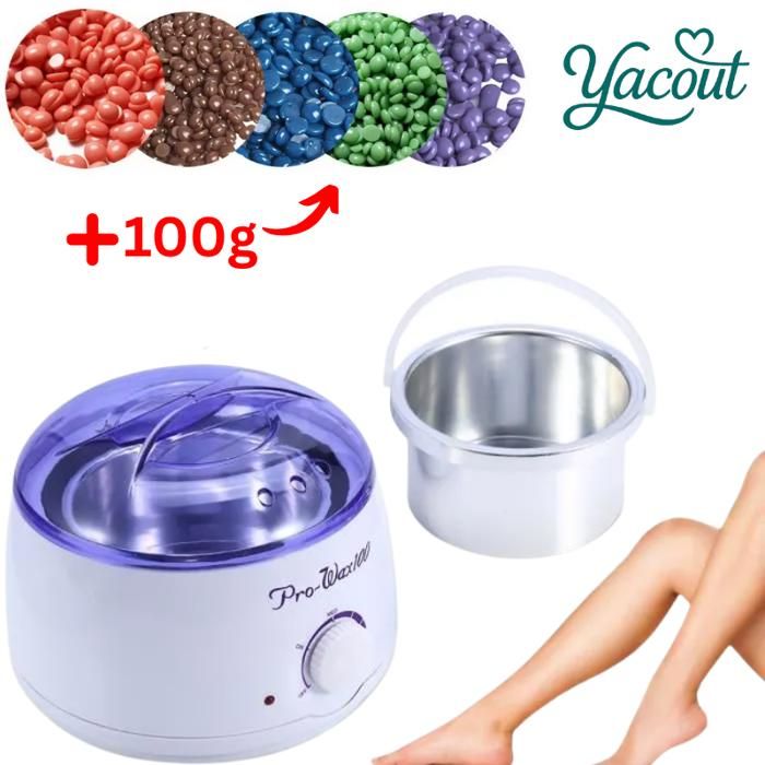 Pro-Wax100 avec 100 g de perles de cire – Résultat lisse à domicile - Multicouleurs