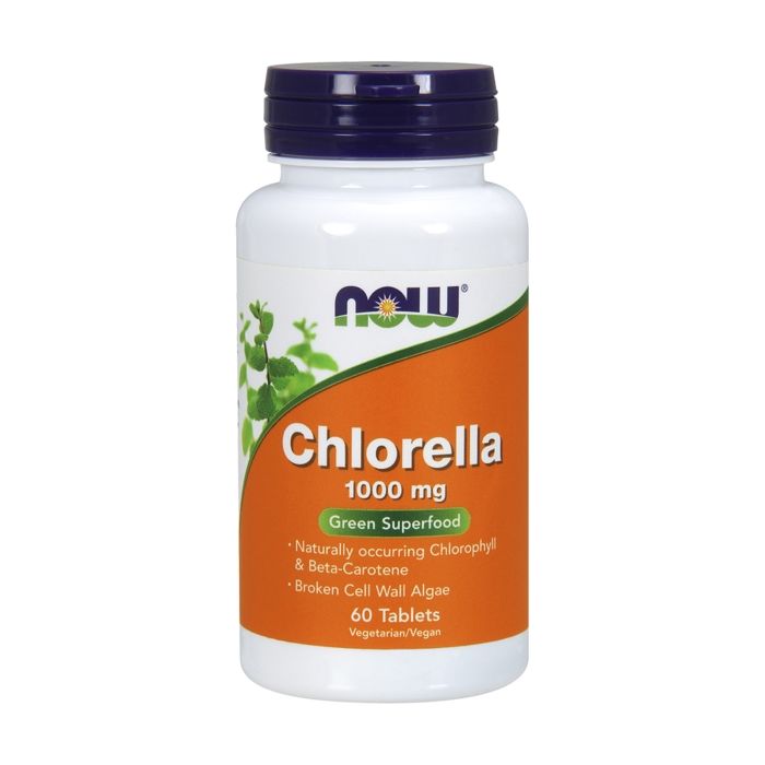 NOW FOODS Chlorella 1000mg (Immunité, Antioxydation) 60 Comprimés Végétariens