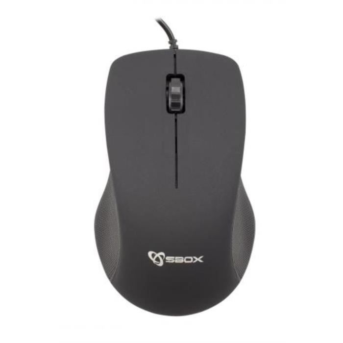 Souris SBOX Noir M-958B : Souris optique 3D SBOX M-958R