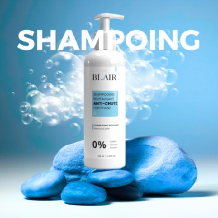 Shampooing Anti Chute - BLAIR - 250 ml - Sans sulfates - Enrichi en PROCAPIL - Pour cheveux fragiles
