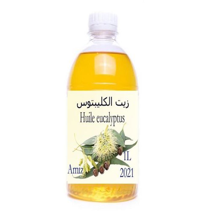Huile d'eucalyptus - Amiz - 1L - Hydratant corps - Tous types de peau - Femme