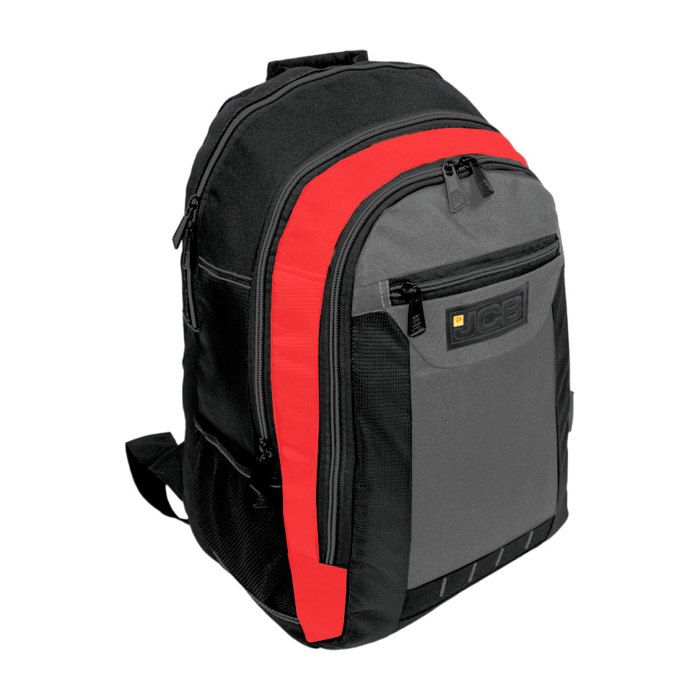 Sac à Dos JCB BP16 Prémium 31 litres style industriel rouge
