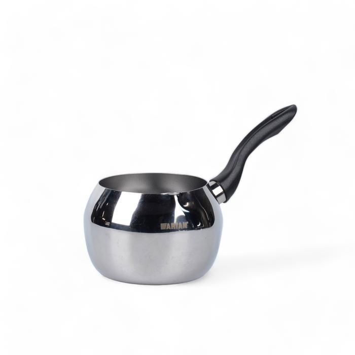 CASSEROLE - HASHEVER - 700 ML - Inox - 14 cm - Compatible tous feux