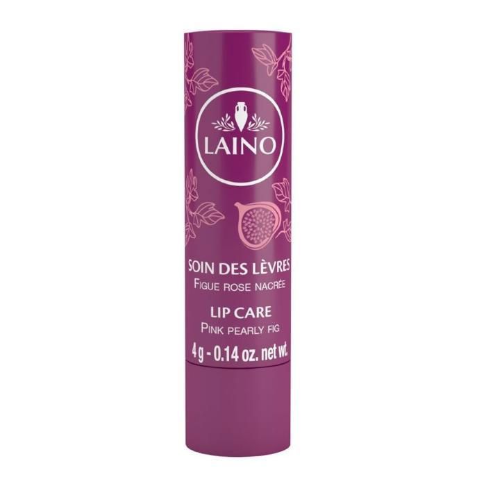 Soin des lèvres - Laino - Figue Rose - 4G - Rose nacré - Répare et protège