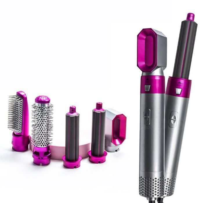 EKASN Brosse Soufflante - Non spécifié - 5 en 1 - 3 Températures - Boucler, Lisser, Sécher