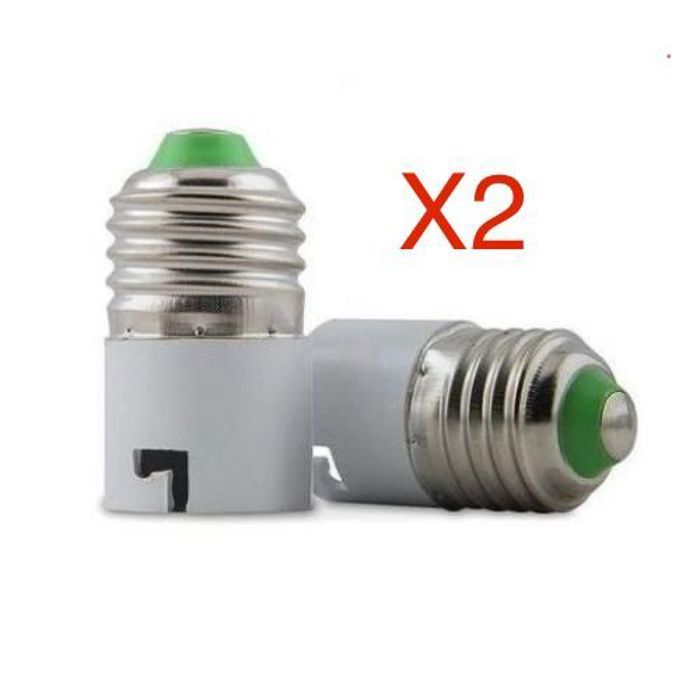 Adaptateur d'ampoule - Non spécifié - E27 vers B22 - Multicolore - Kit d'accessoires - Douille d'adaptation