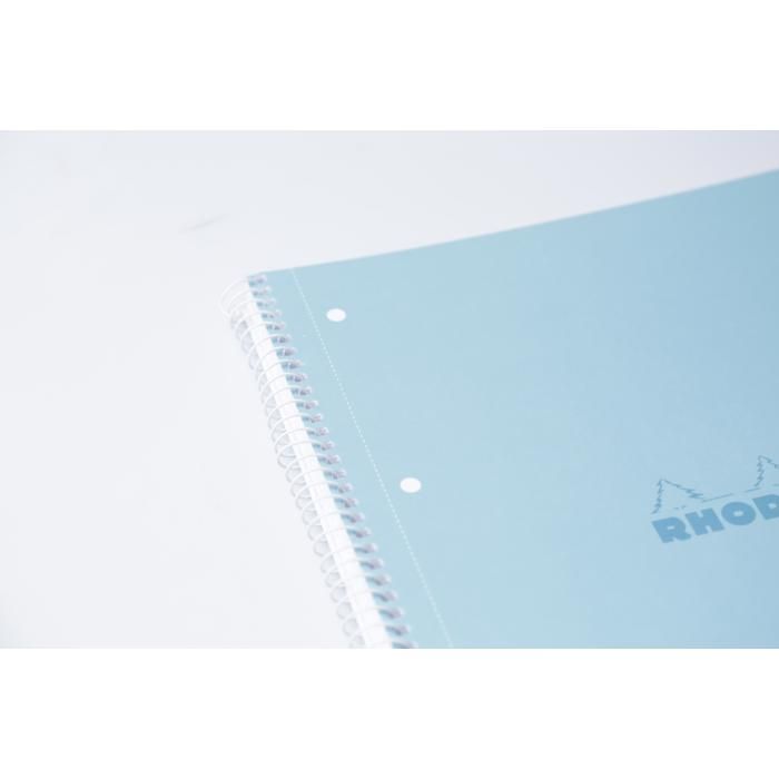 CAHIER SPIRALE 223X295CM 160P 5X5 90G PASTEL