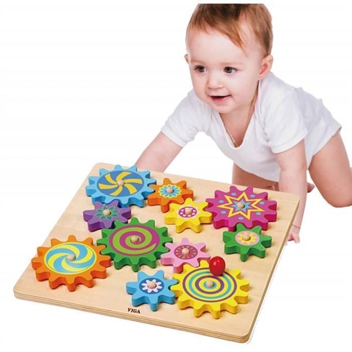 Jeu D'Engrenage En Bois Viga Toys