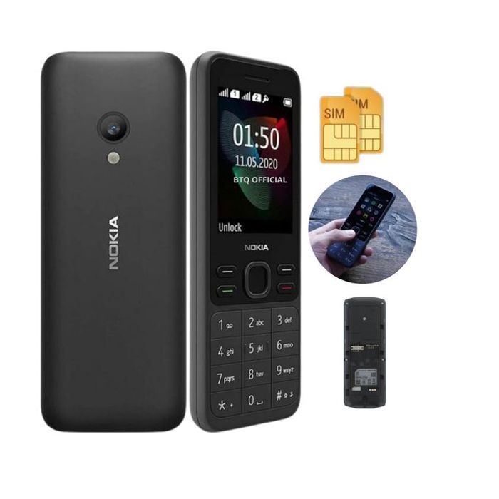 Nokia Dual Sim Keypad Mobile radio FM sans fil Bluetooth lecteur MP3