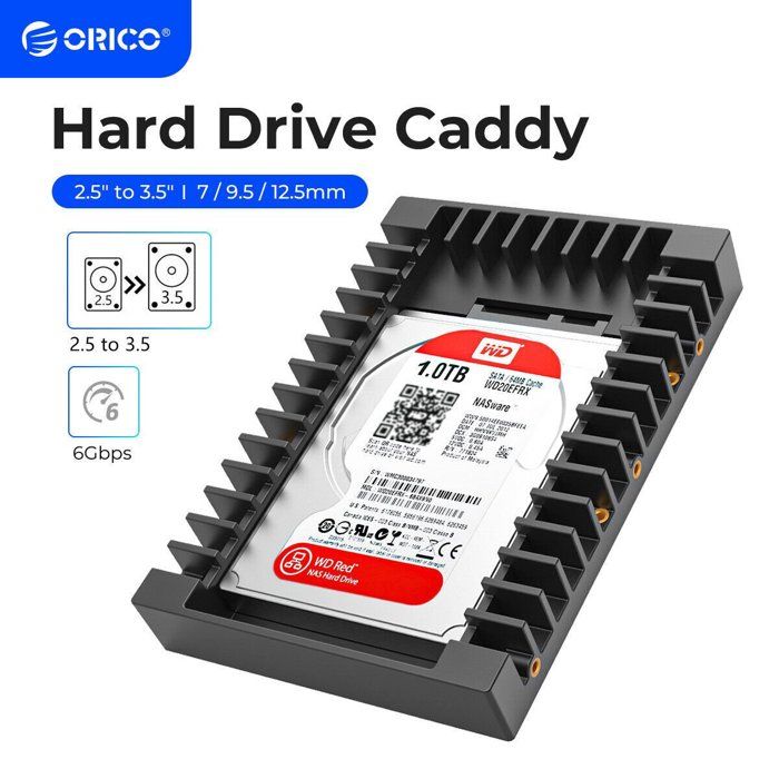 Orico BOITIES de Montage pour Disques Durs 2,5" vers 3,5" Adaptateur de SSD Interne Support de Montage pour 2,5  SATA HDD SSD