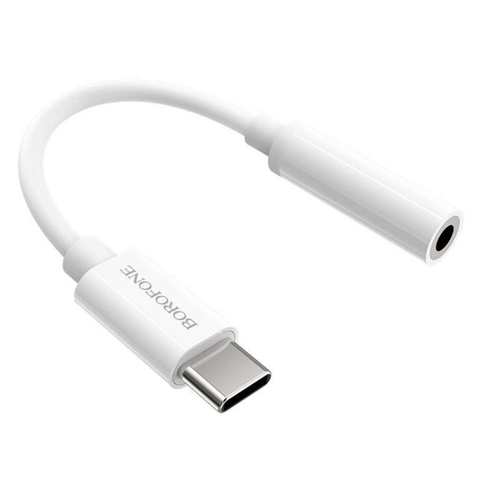 Borofone BV13 Adaptateur Audio  USB-C vers Jack 3,5mm