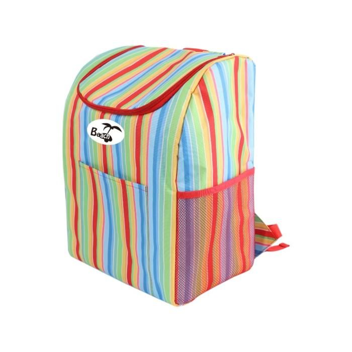 Sac Isotherme Cartable Rayé GN240507-49