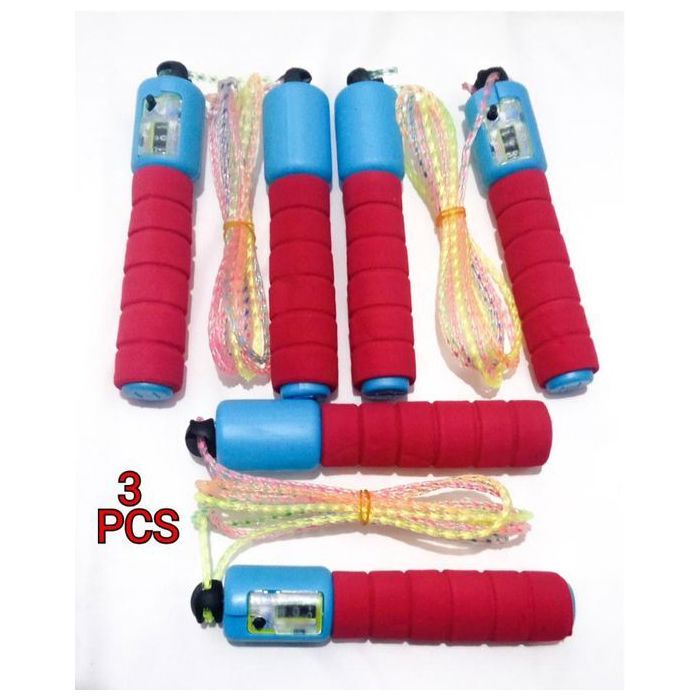 Corde à sauter - GENERIC - 3 PCS - Numérique - PVC durable - Rouge
